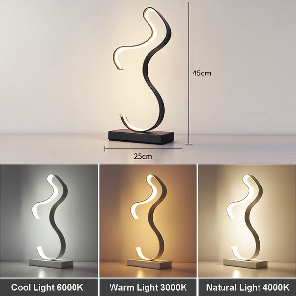 Modern Led Table Lamps Indoor Decoration Desk Lights Study Lamp