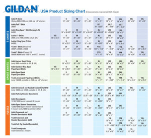 Gildan All Size Chart - FigWear