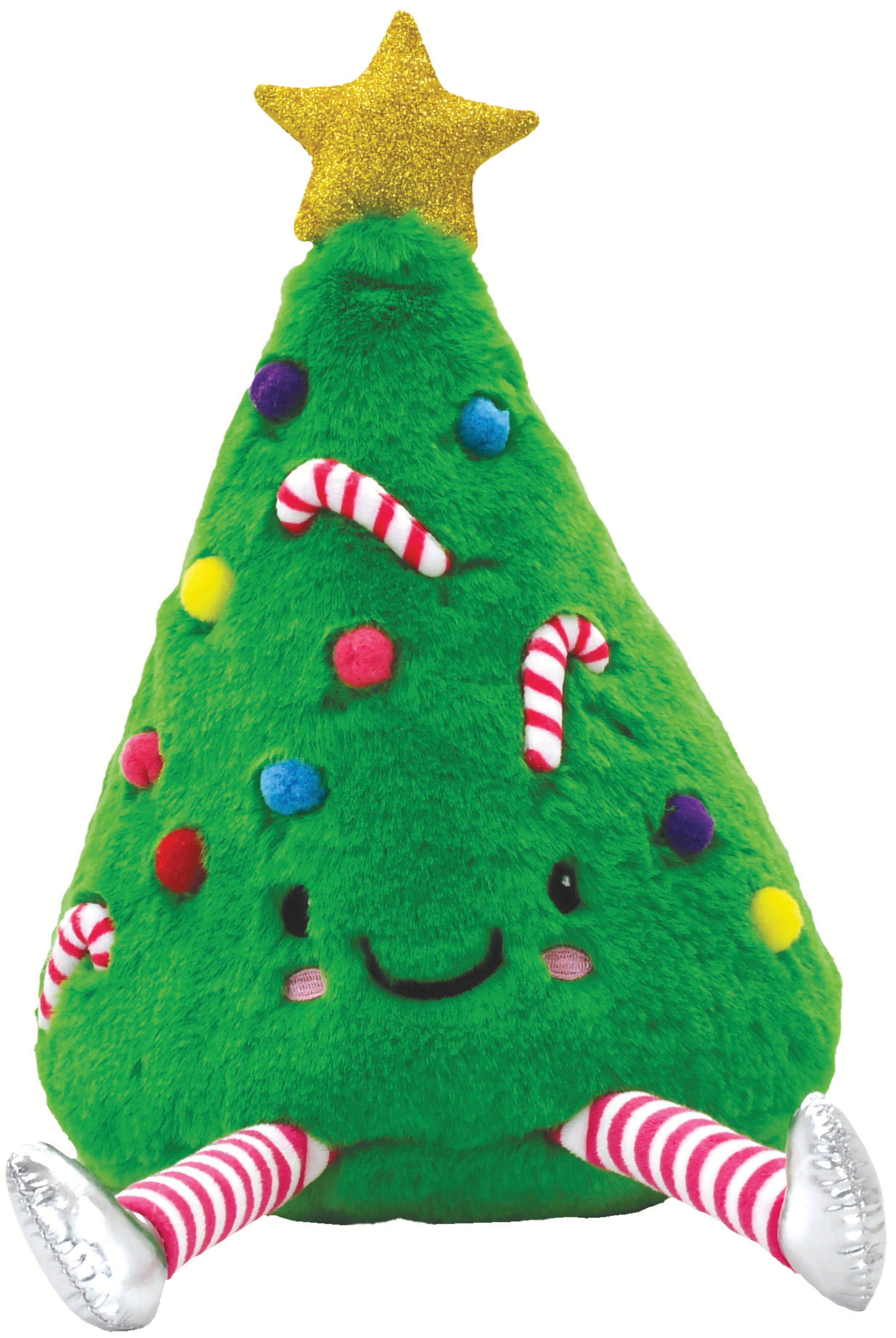 Furry Christmas Tree Plush