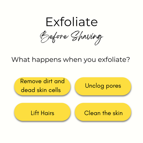 4 reasons to exfoliate before shaving