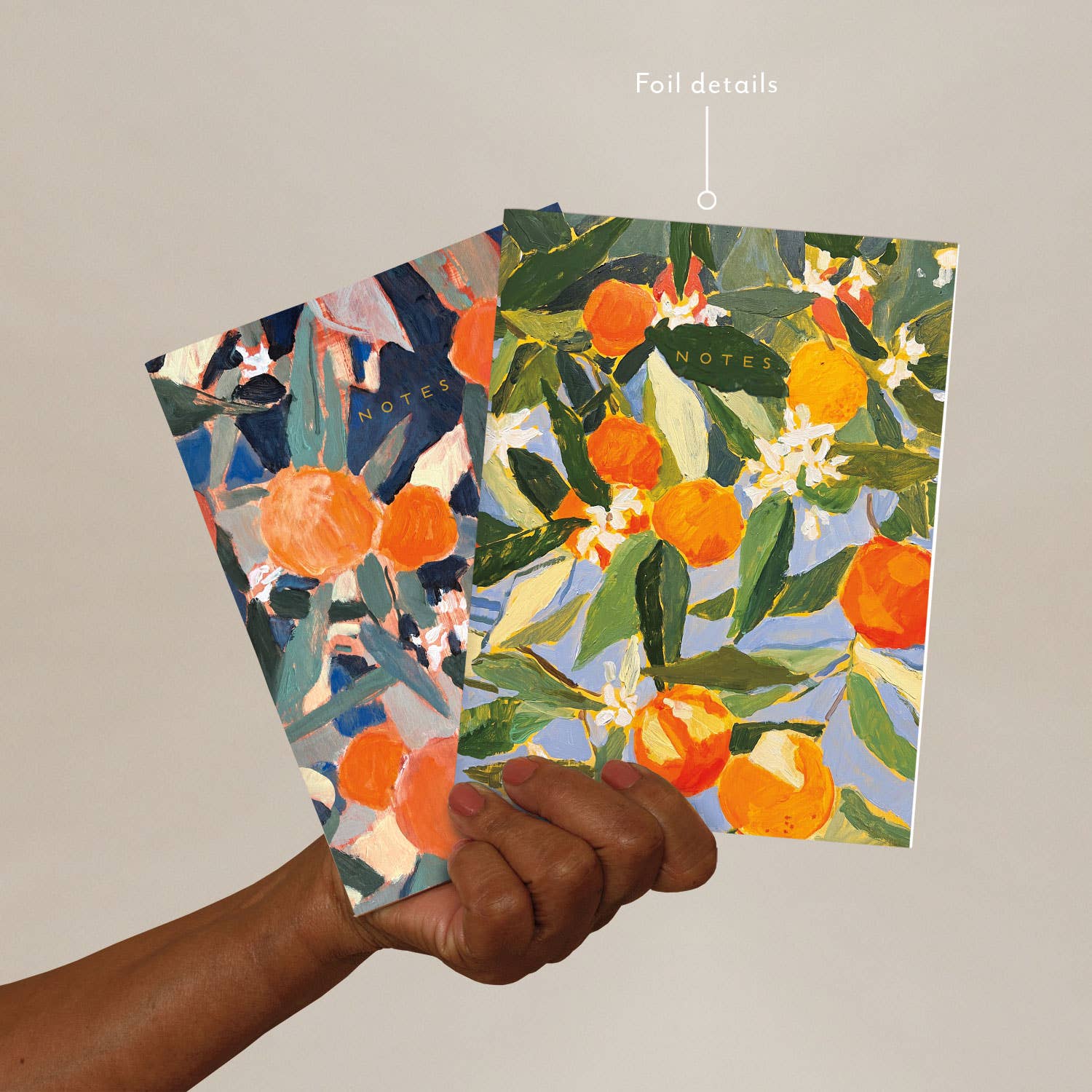 Sunny Oranges Notebook Set