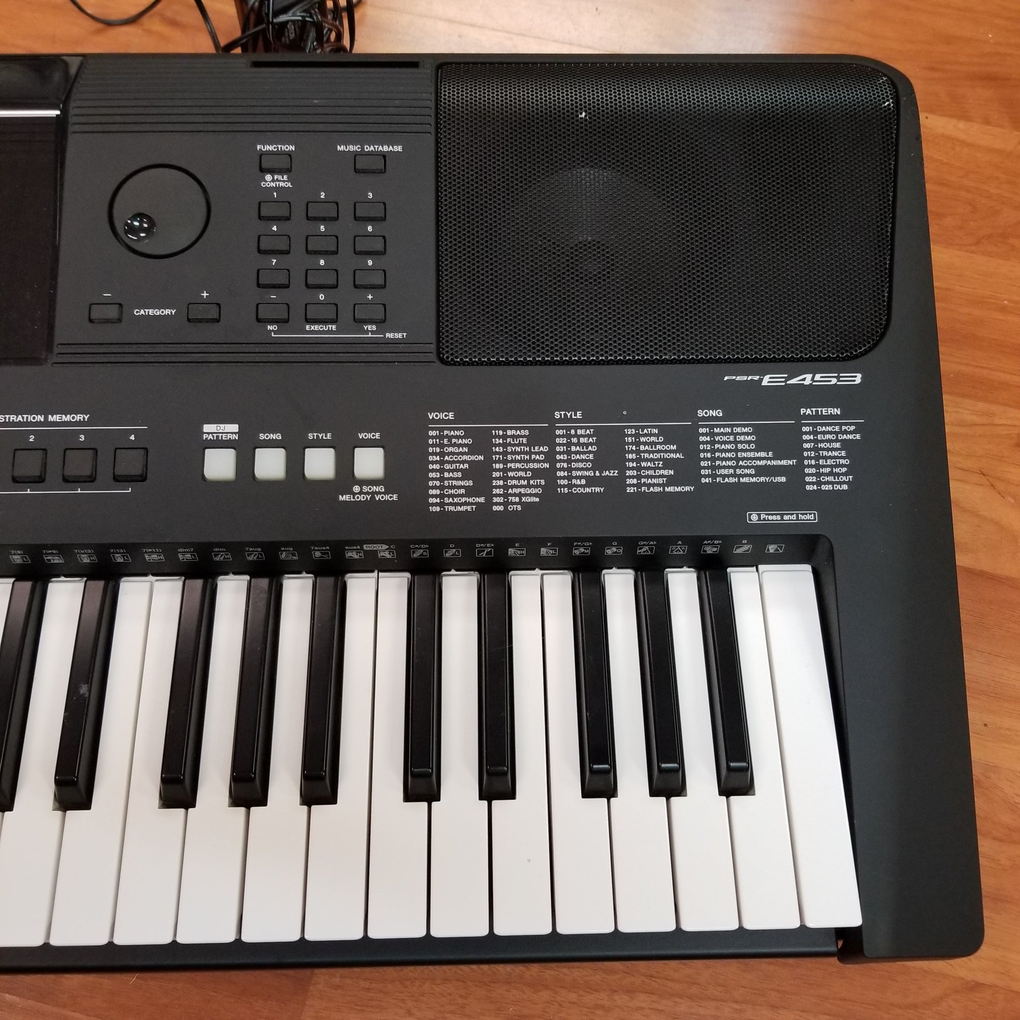 Yamaha E453 Digital Piano Evolution Music