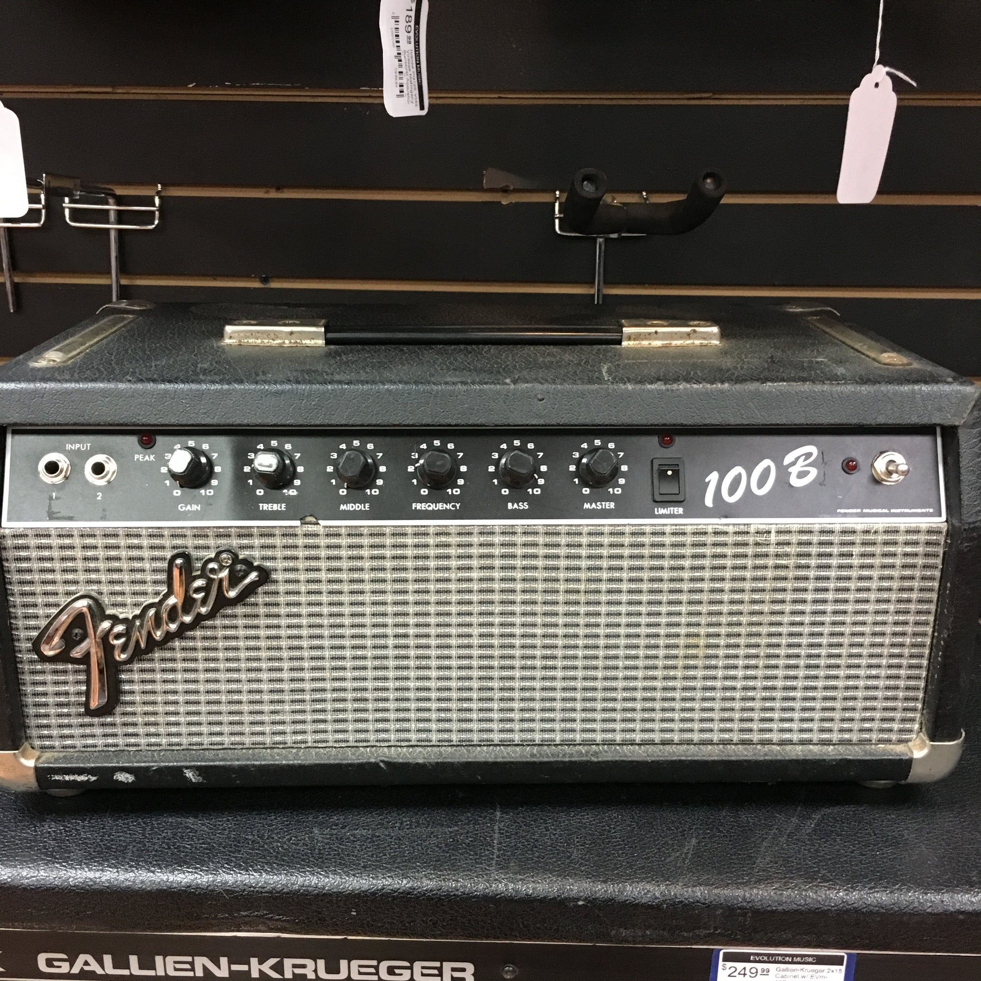 fender 100b bass amp head