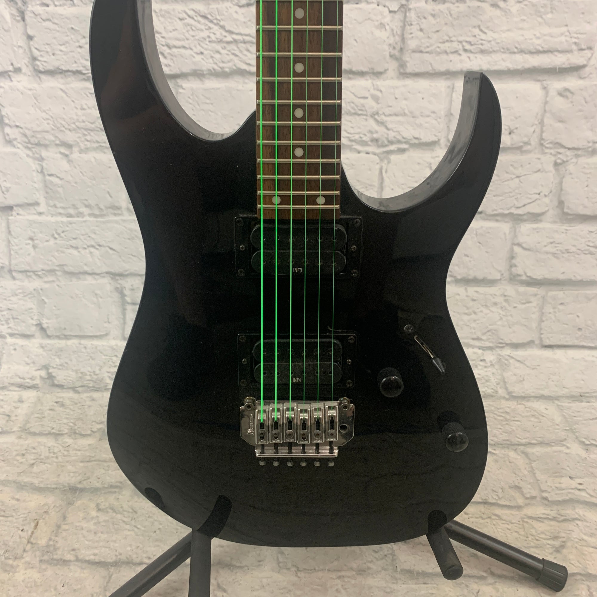 Ibanez Rg120 Electric Guitar Black Evolution Music 