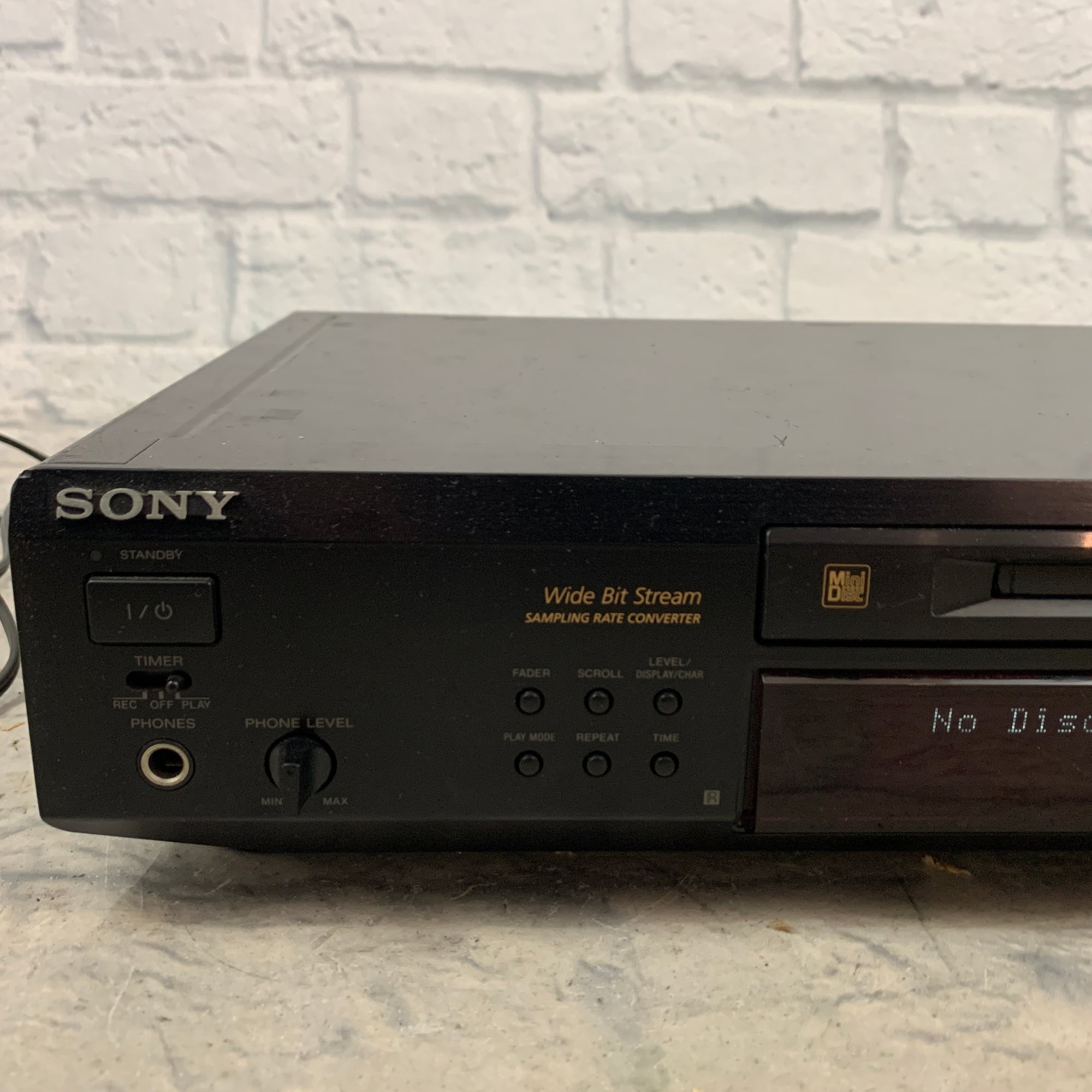 Sony MDS-JE520 Minidisc Deck Recorder