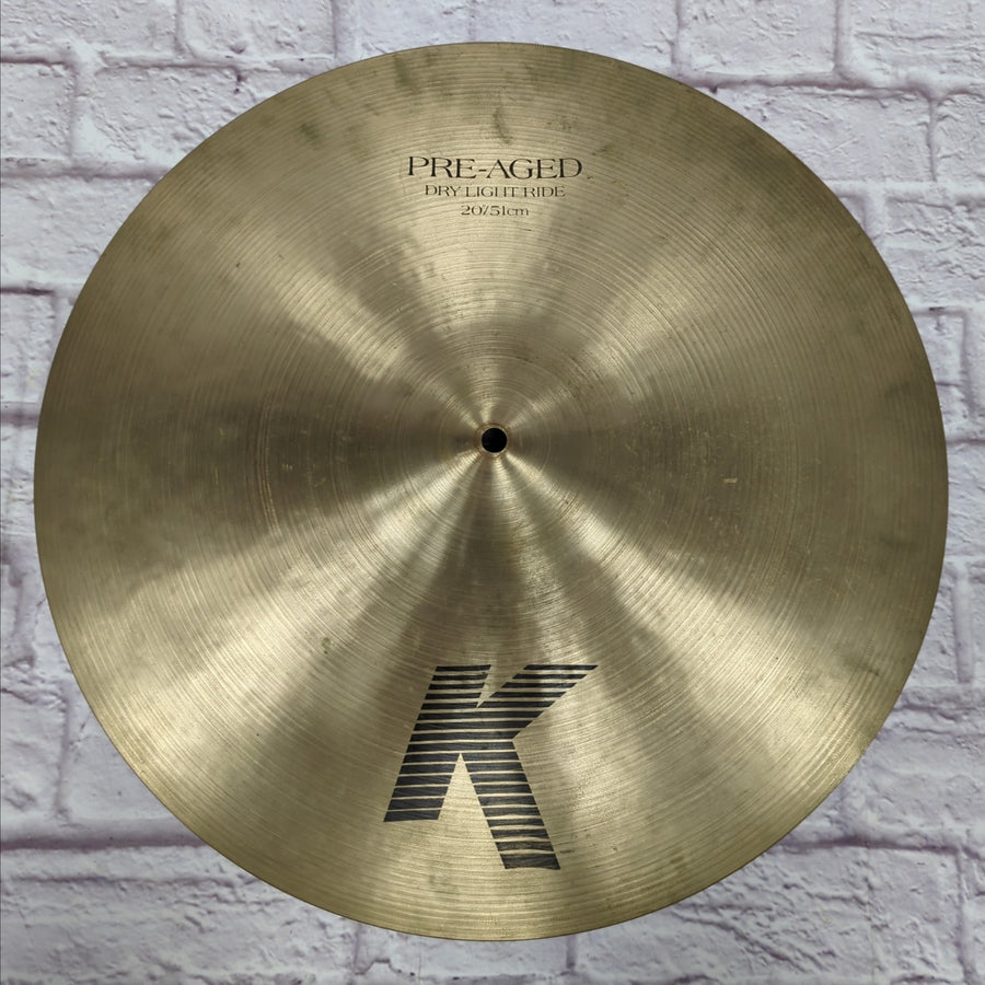 Zildjian K Pre Aged Dry Light 20