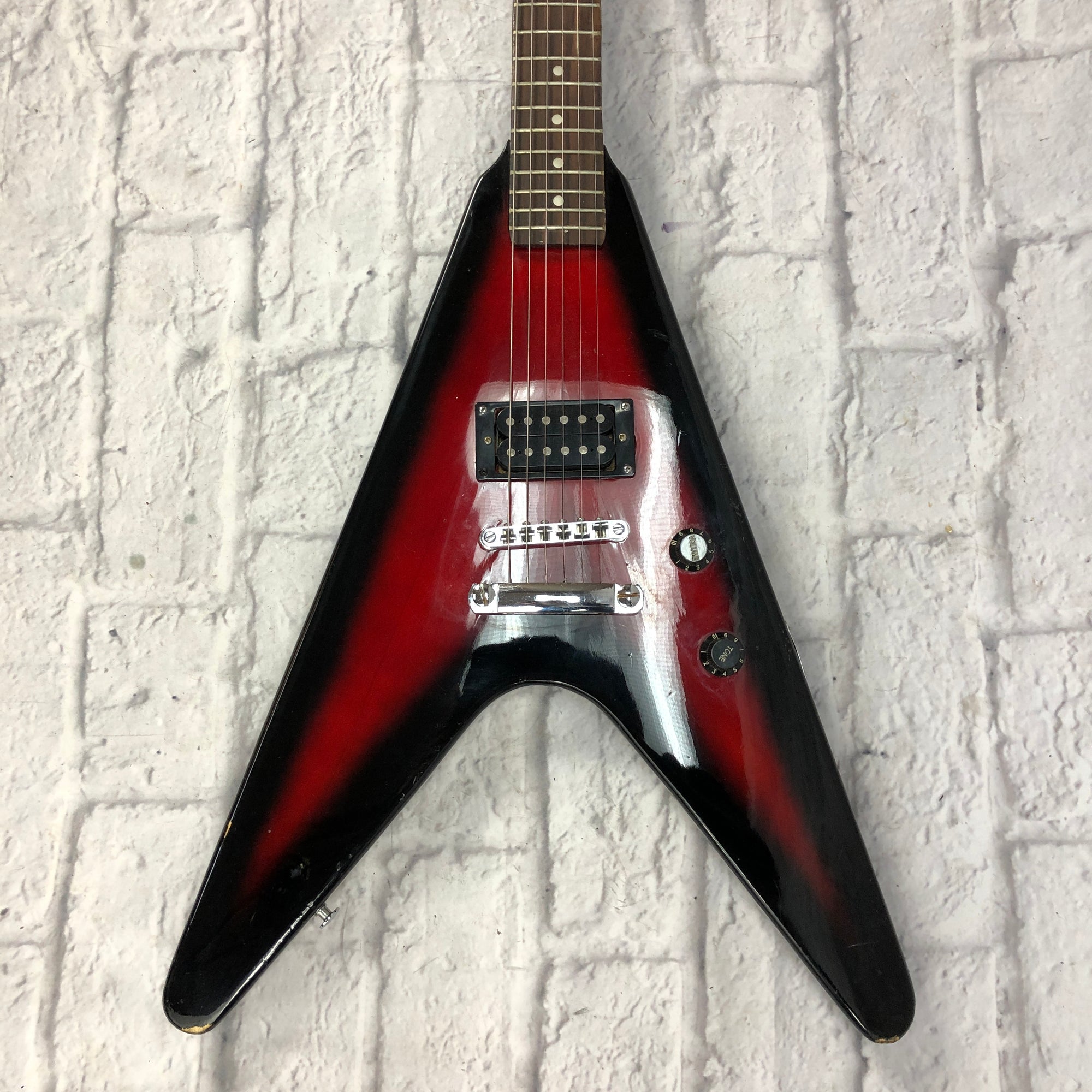 mahar flying v electric guitar