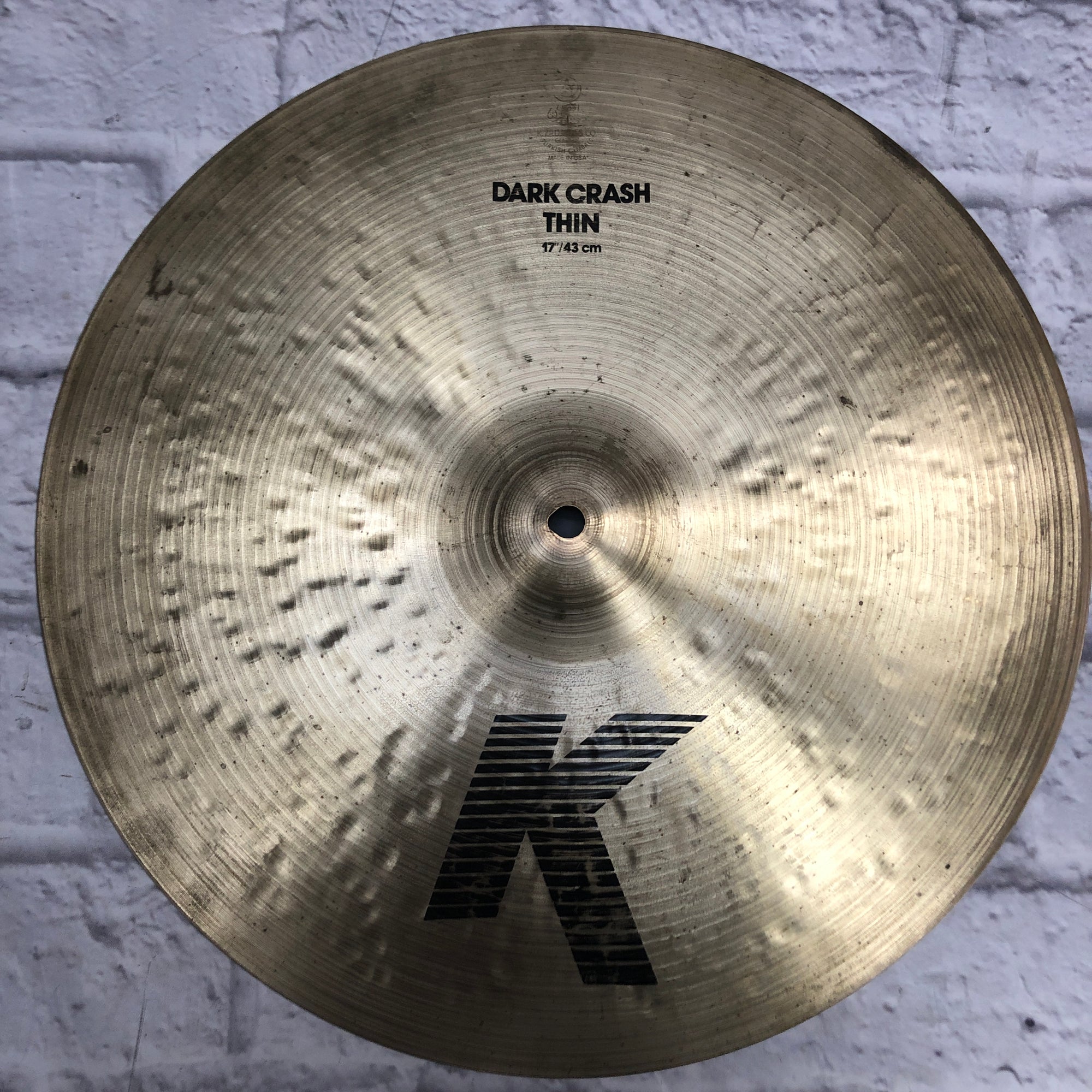 K ZILDJIAN 16/40㎝ Dark CrashThin 旧ロゴ | nate-hospital.com