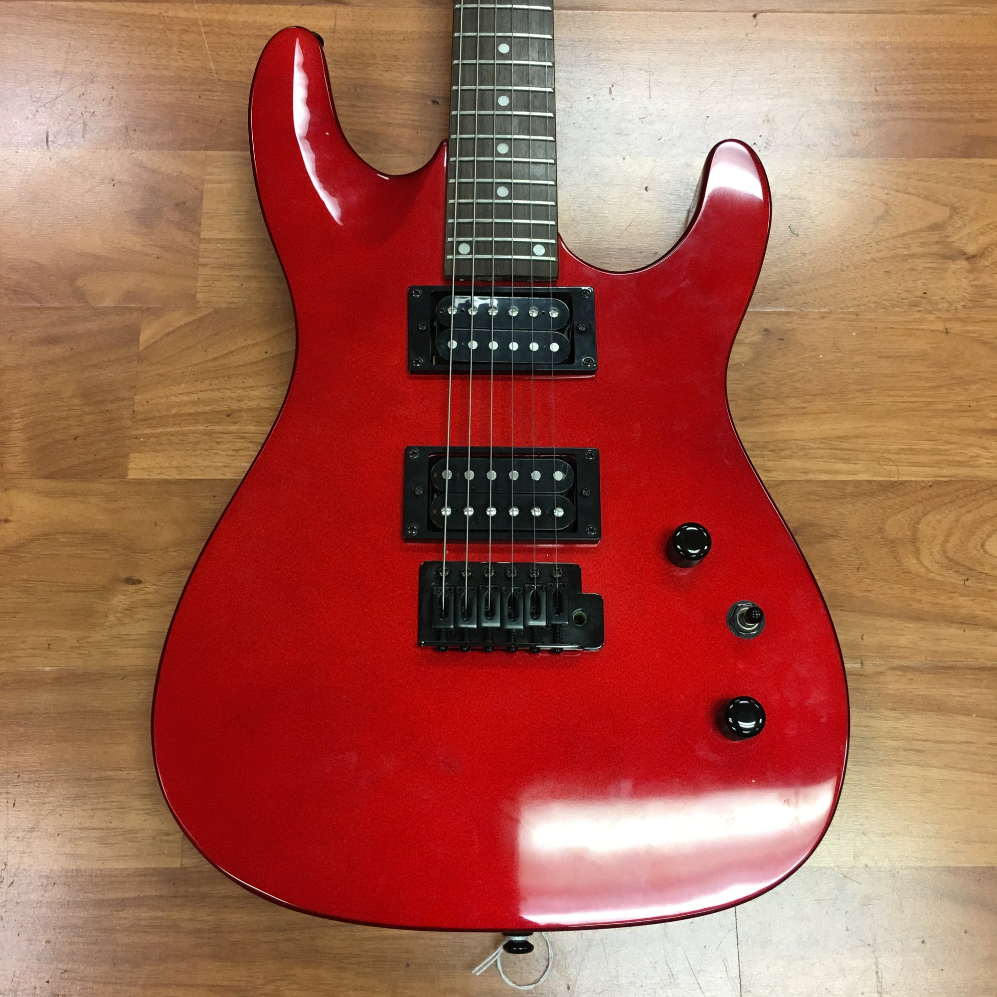 dean electric guitar red