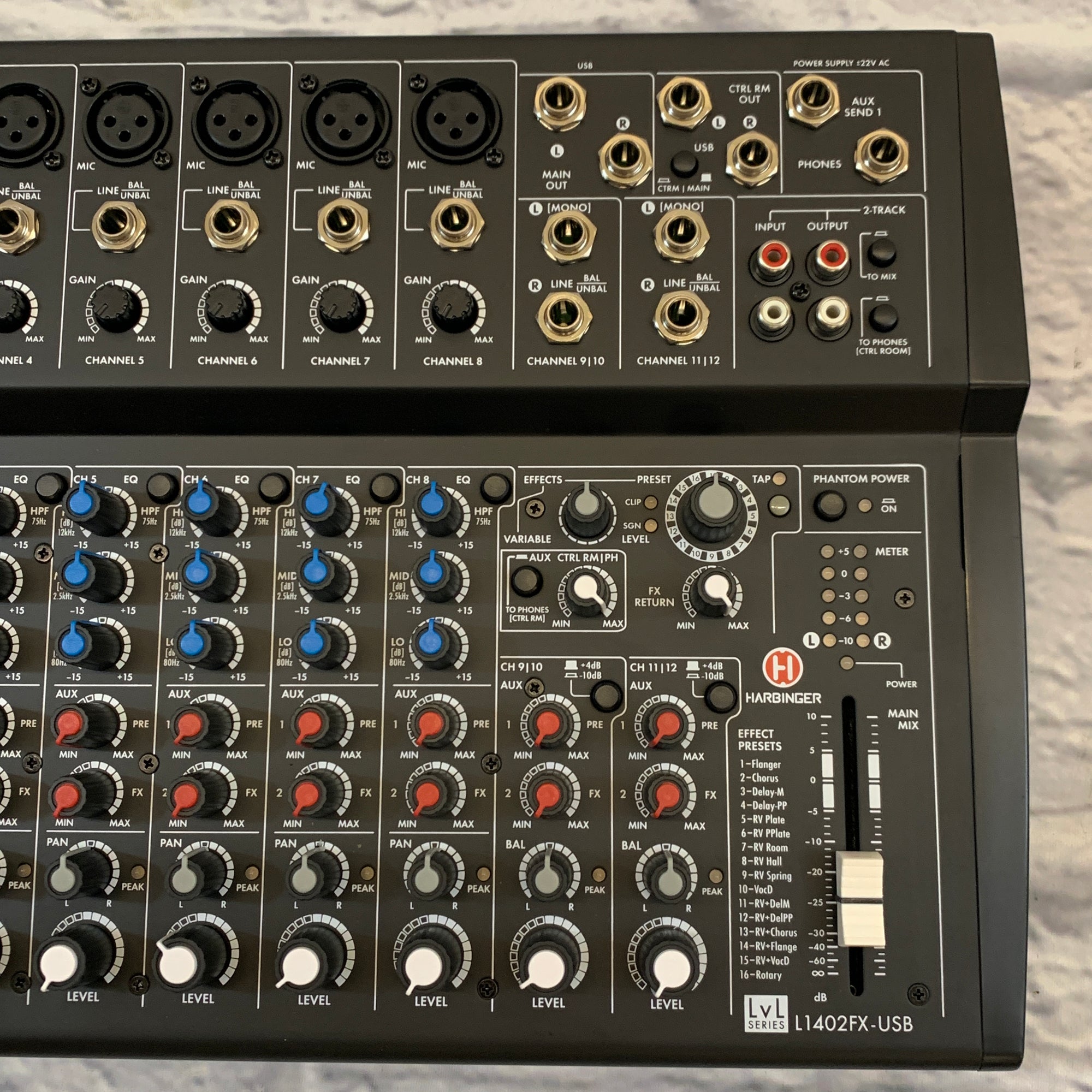 Harbinger 14-Channel Mixer w/ Effects - Evolution Music