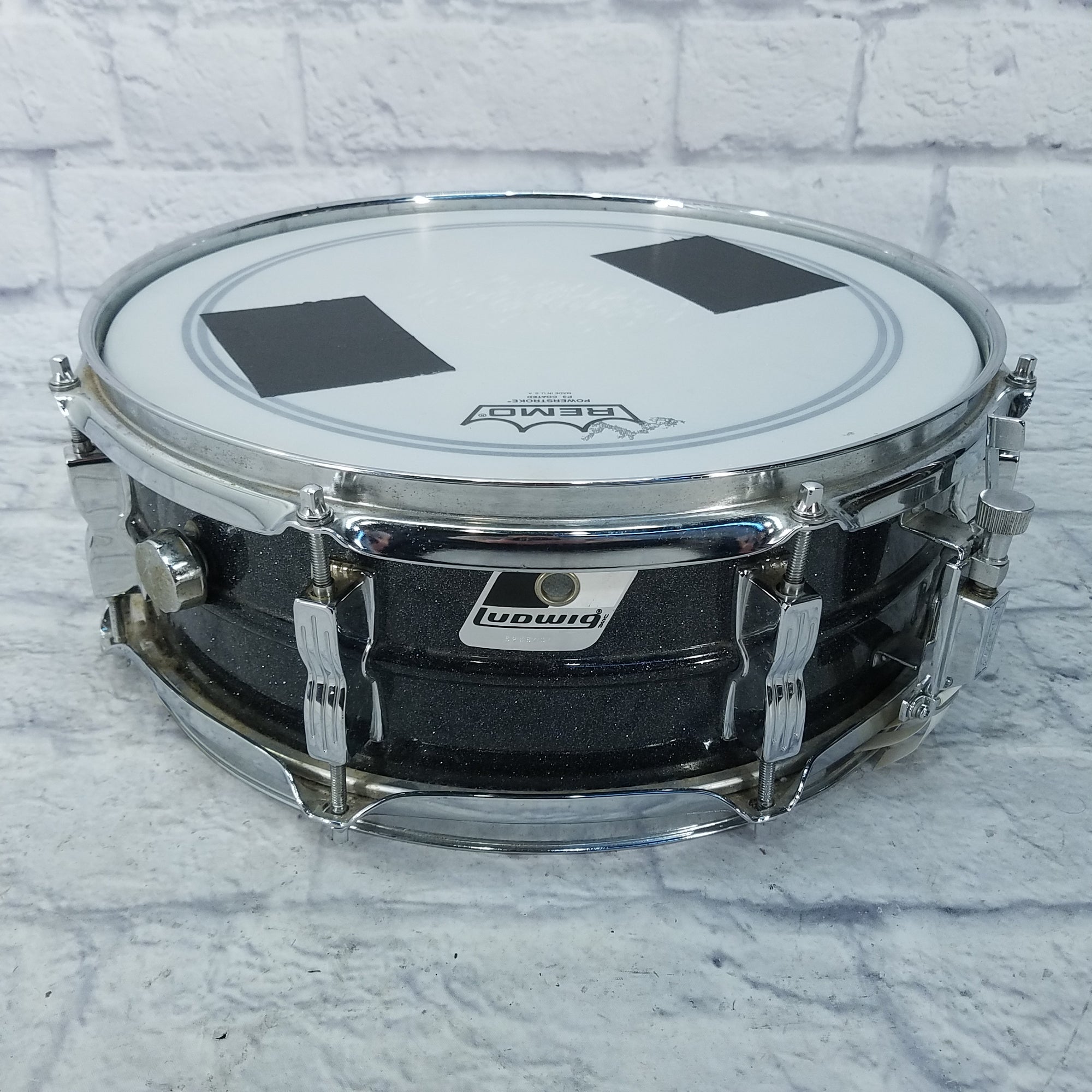 Ludwig 14x5 Aluminum Acrolite LM404 Black Galaxy Snare - Evolution