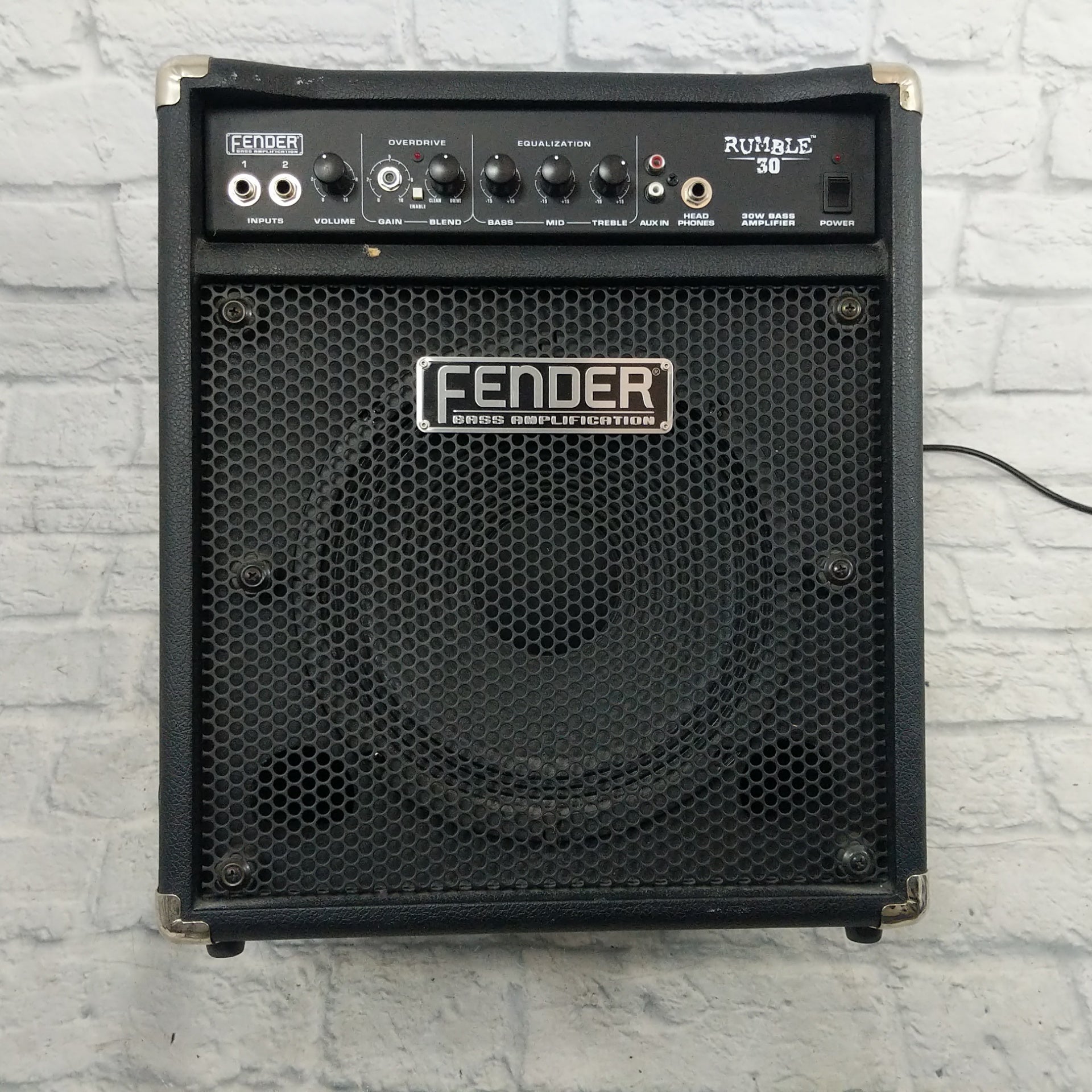 fender rumble 30 bass amp