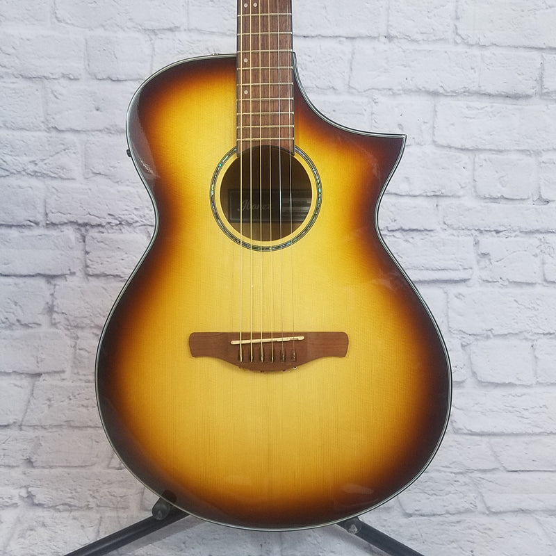 Ibanez Aewc300 Acoustic Electric Guitar Wsolid Spruce Top Natural B Evolution Music 