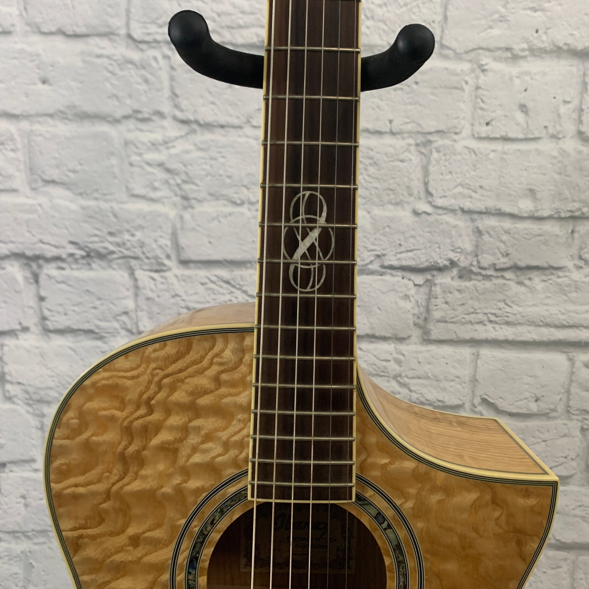 Ibanez Ew20ase Exotic Wood Figured Ash Acoustic Guitar Evolution Music 