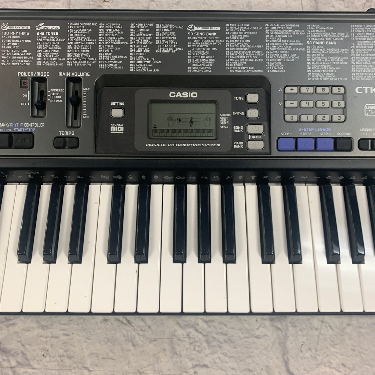 Casio CTK720 61 Key Keyboard Digital piano Evolution Music