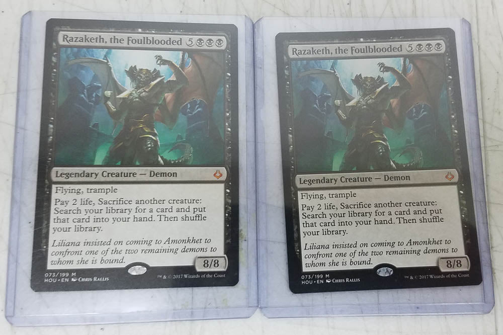 Razaketh The Foulblooded 2 Cards Hour Of Devastation Magic Mtg Mint C Dark Regions Press