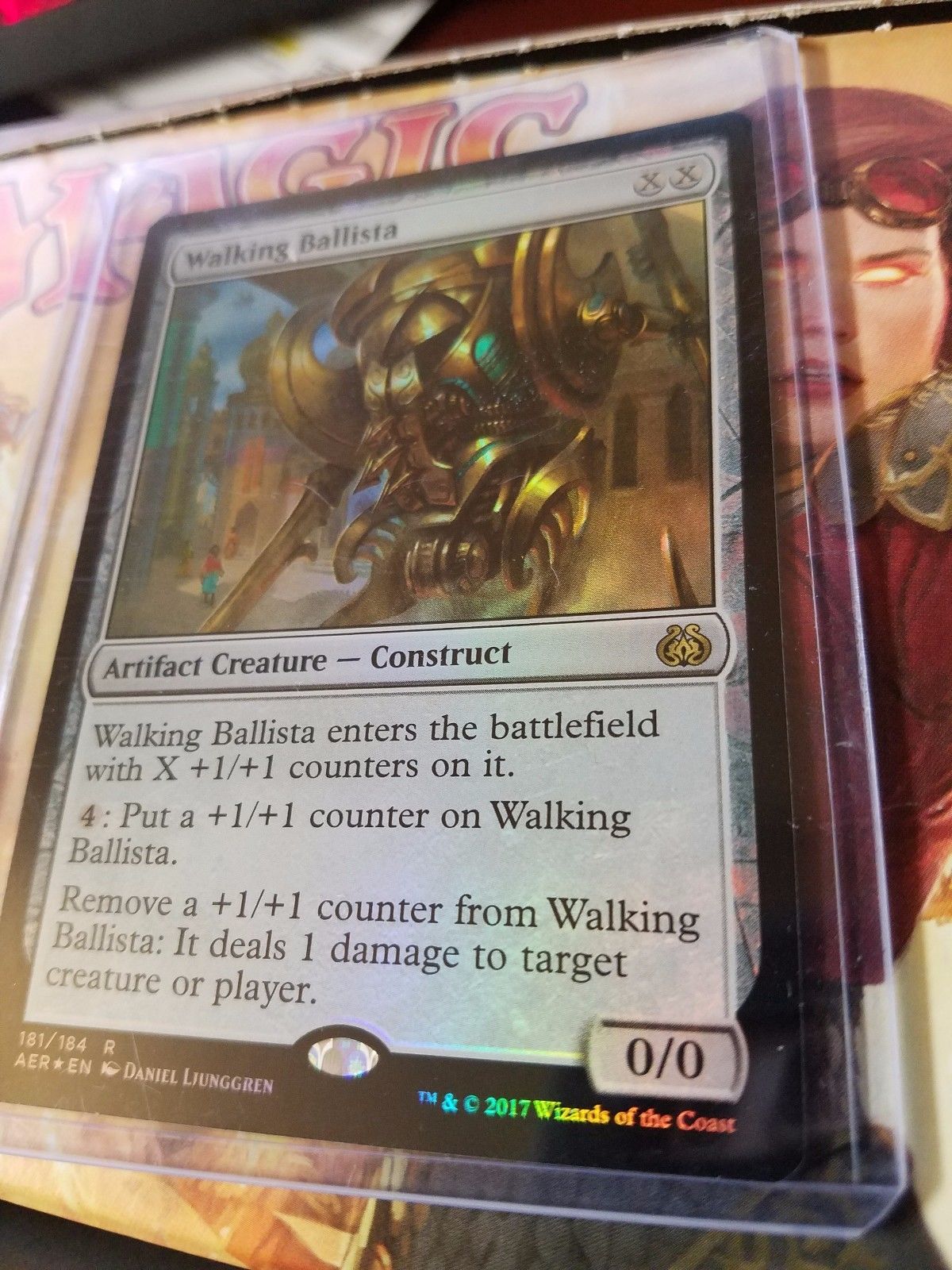 Walking Ballista Foil Aether Revolt Aer Magic Mtg Mint Dark Regions Press