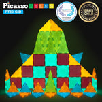 Picasso Tiles 60 Piece Glow in the Dark Tileset
