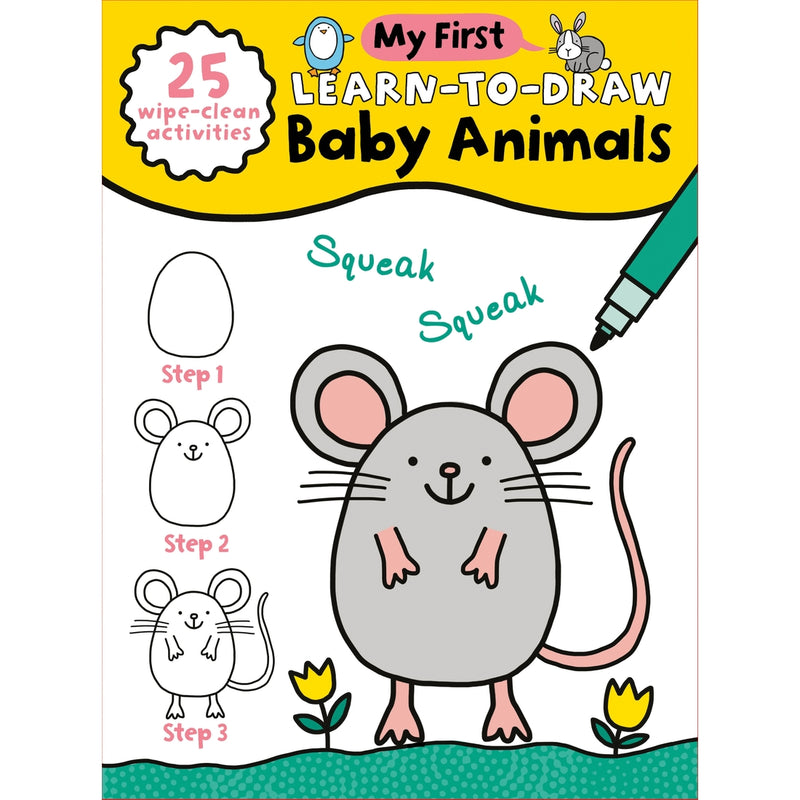 My First Learn to Draw: Baby Animals Book