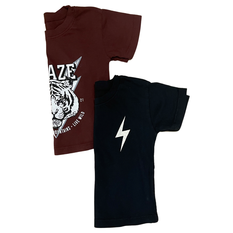 Legacy Tee - Brave Tiger Tee in Raisin