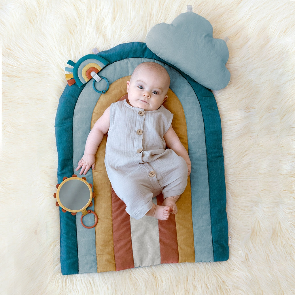 Ritzy Tummy Time - Rainbow Play Mat