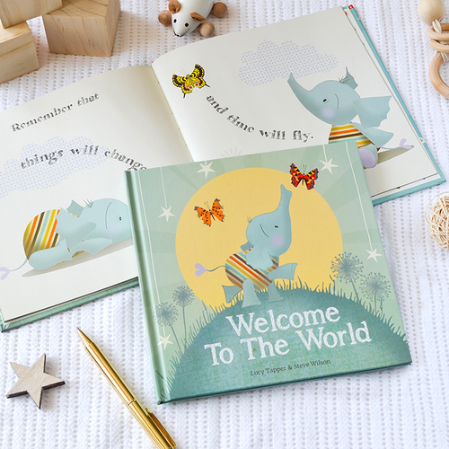 Welcome to the World - Hardback New Baby Arrival Book