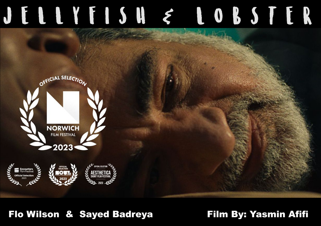 "Jellyfish and Lobster" Stars Flo Wilson, Sayed Badreya. Directed by Yasmin Afifi.