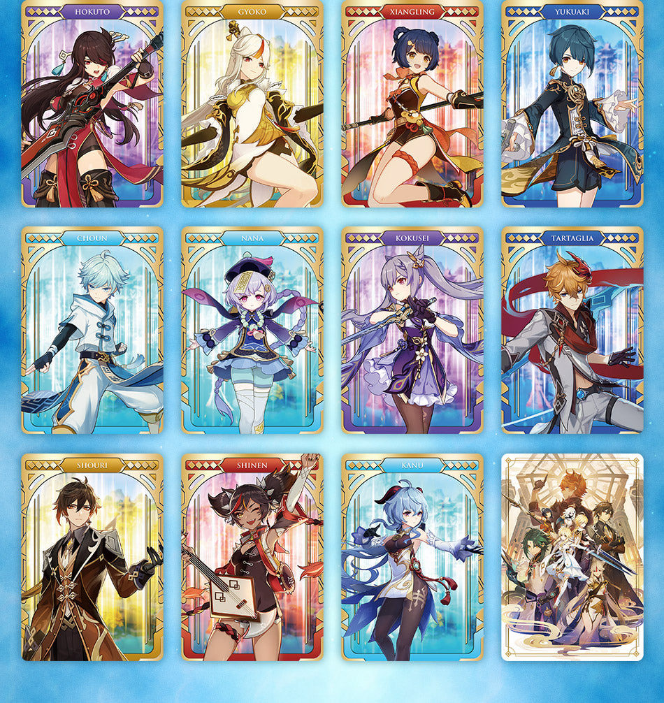 Genshin Impact Metal Card Collection Box | Game Academia Singapore