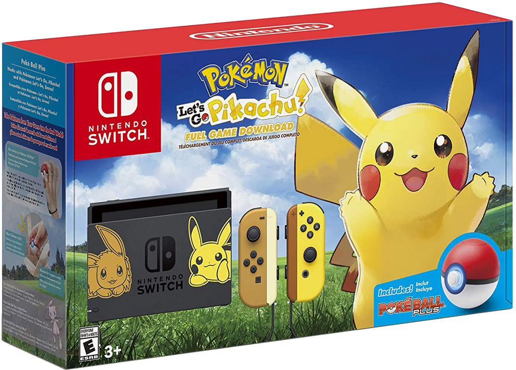 Nintendo Switch Console Set Limited Edition Pokemon Let's Go