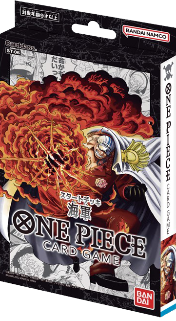 One Piece Card Game - [OP-ST06] Marines Japanese Starter Deck | Game ...