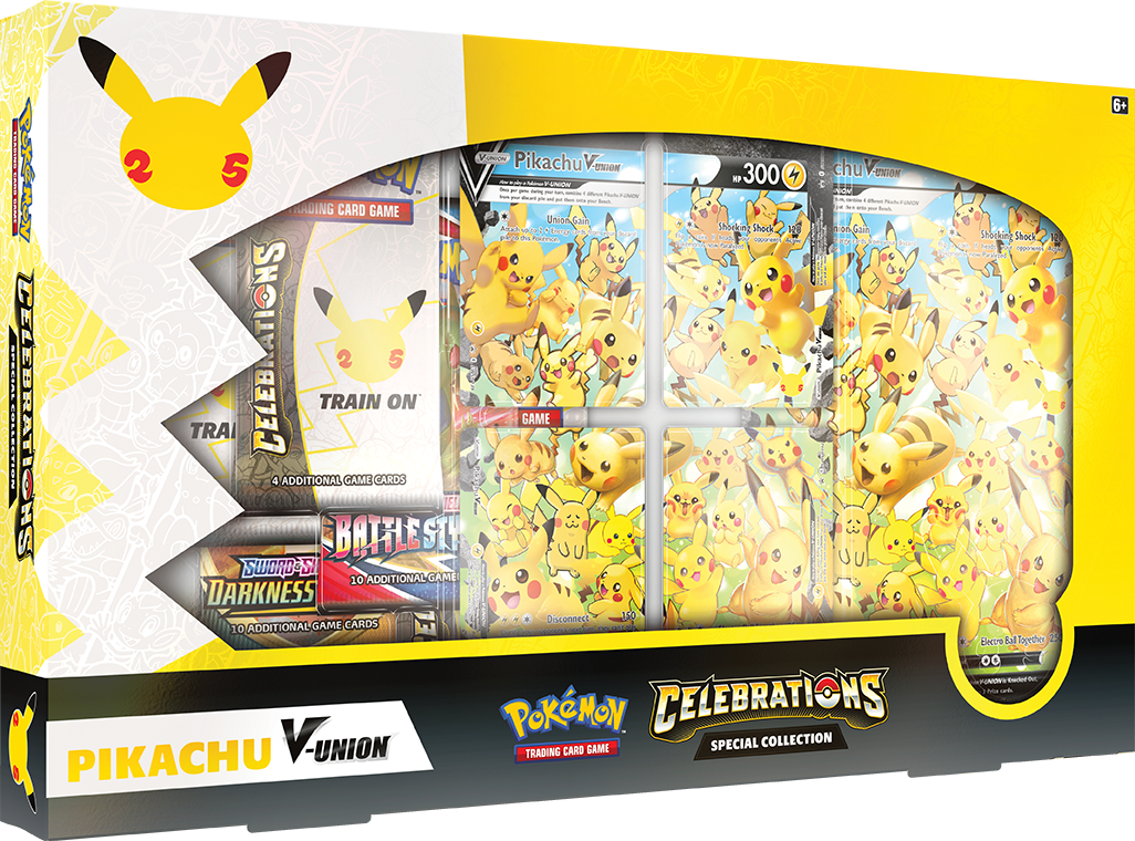 Pokémon TCG: Celebrations - Pikachu V-Union Special Collection Box