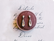 Jane - Simple Crystal Bridal Earrings