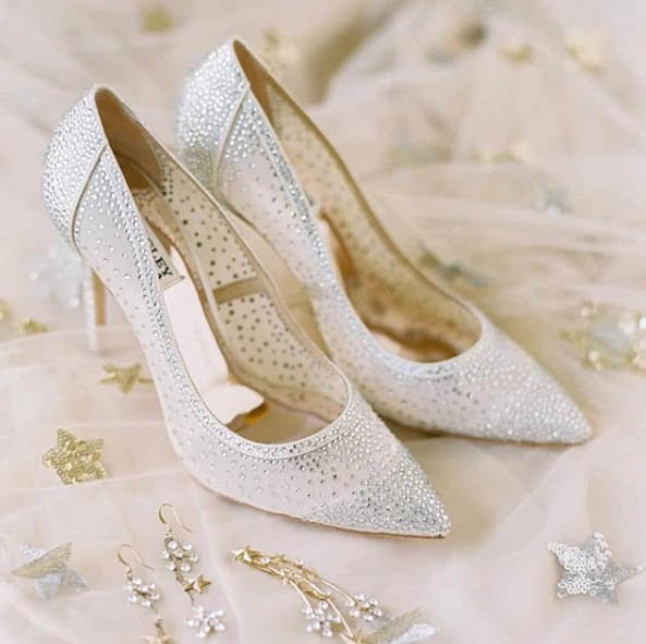 weslee crystal embellished evening shoe