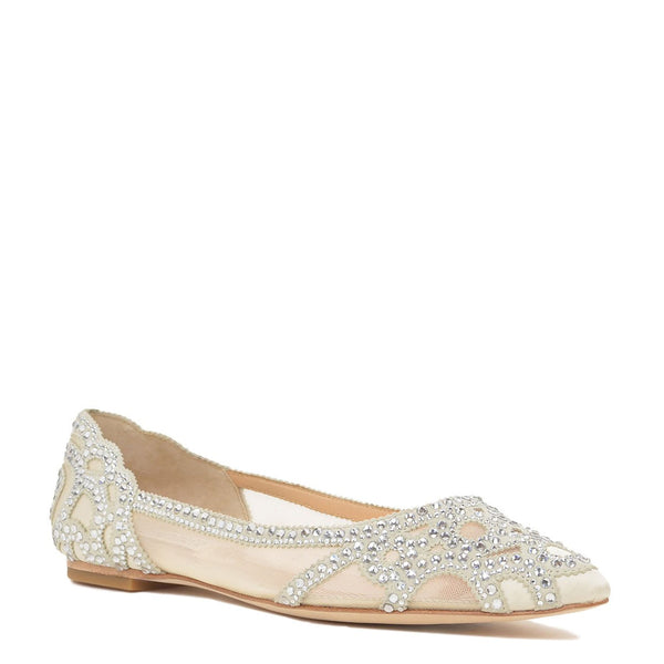 Designer Flat Wedding Shoes | Designer Bridal Flats Perfect for Dancing ...