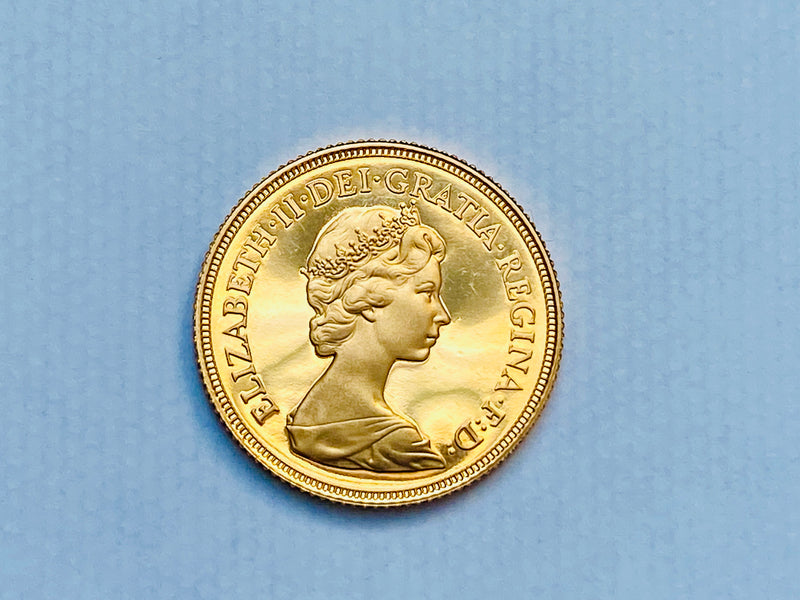 1981 Proof Full Sovereign Queen Elizabeth 22ct Yellow Gold Coin
