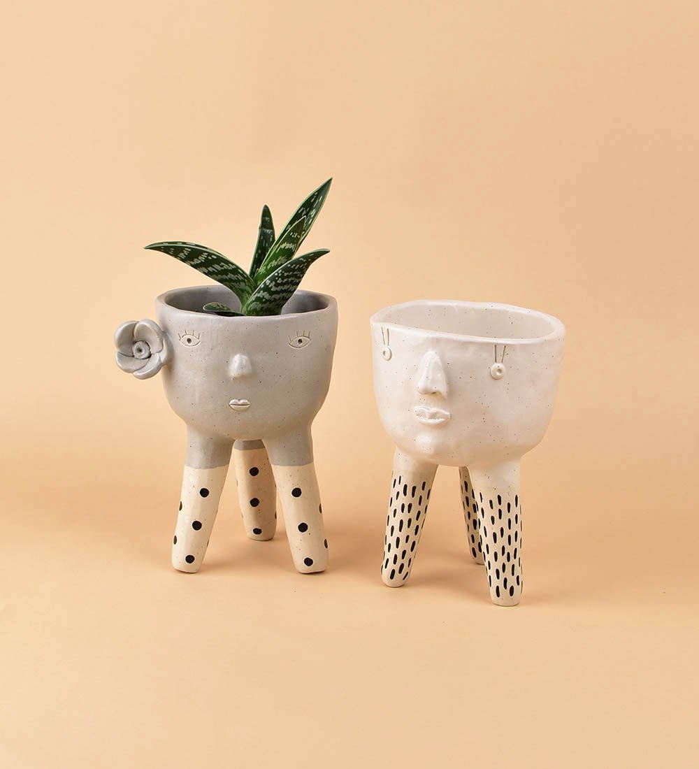 Handmade Ceramic Pot Singapore – Tumbleweed Plants