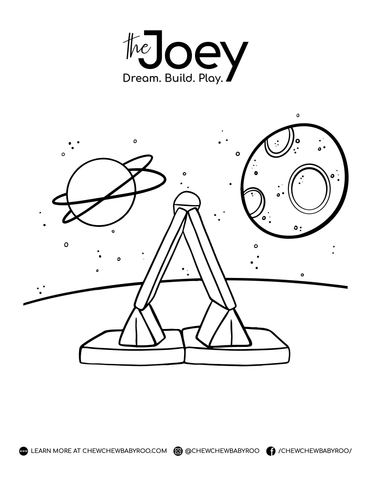 Galaxy Colouring Page