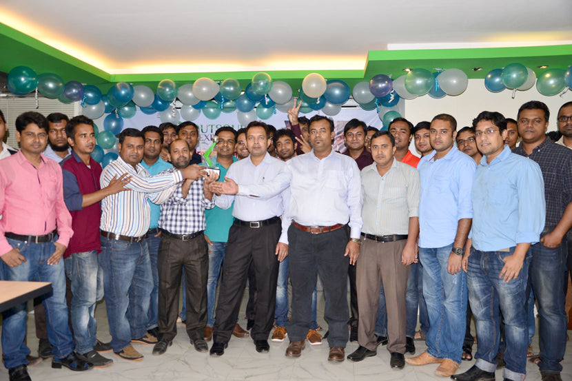 Basis outsourcing award celebration moment 2