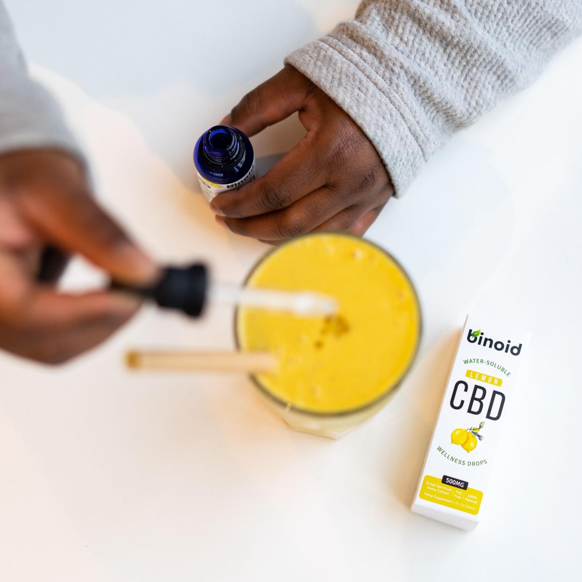 CBD product photography example