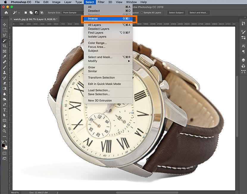 create a transparent background in Photoshop 