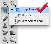 Crop tool