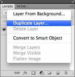 Duplicate the layer