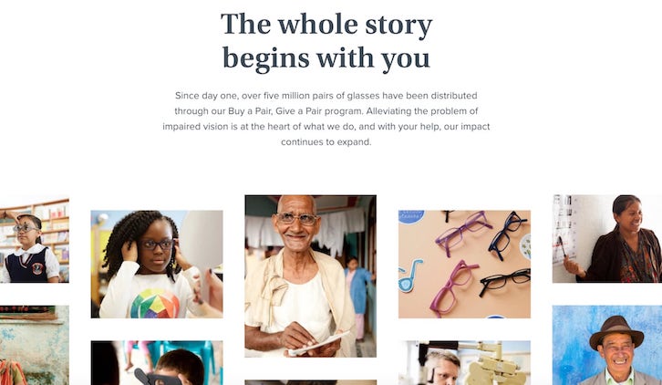Warby Parker social entrepreneurship