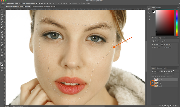 Create a clipping mask