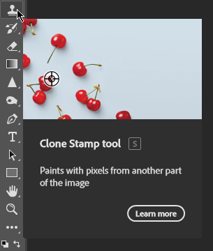 clone stamp tool screenshot