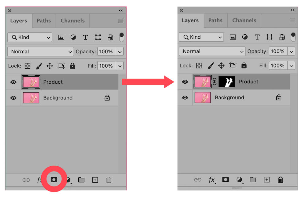 screenshot of Photoshop layers panel