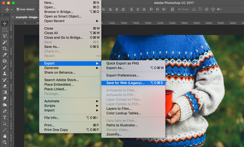 how to change sizes in photoshop