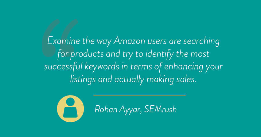 Rohan Ayyar, SEMrush quote