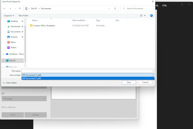 Windows screenshot changing file types