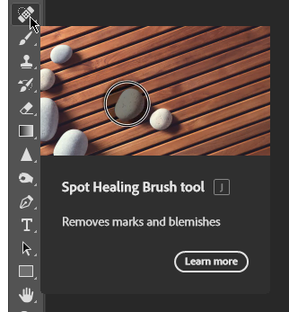spot healing brush